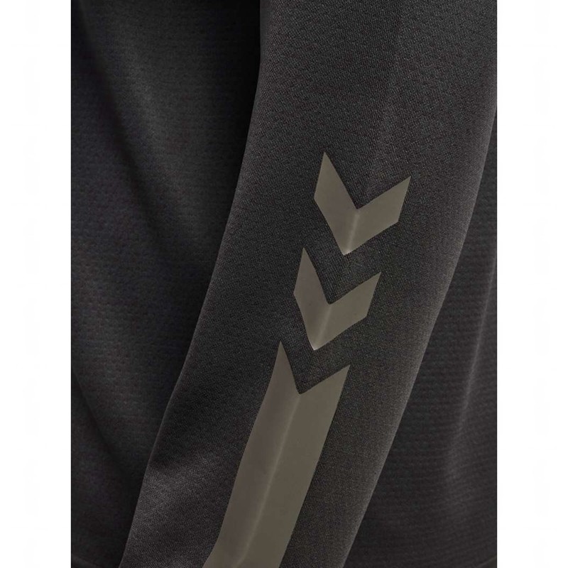 Hummel Active Pl Half Zip Muške Dukserice Crne | 521471-961