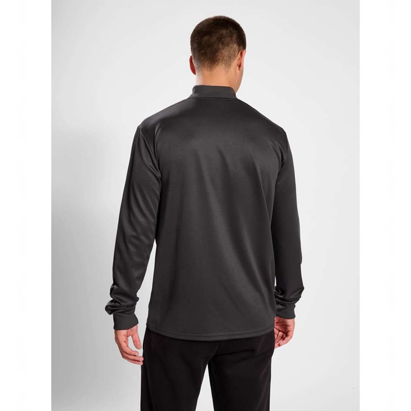 Hummel Active Pl Half Zip Muške Majice Crne | 404747-040