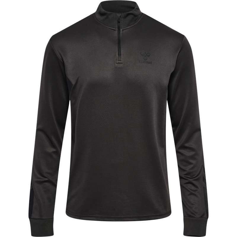 Hummel Active Pl Half Zip Muške Majice Crne | 404747-040