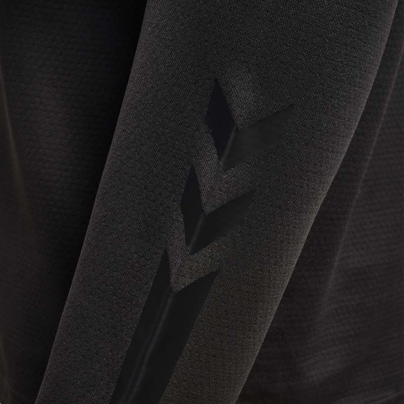 Hummel Active Pl Half Zip Muške Majice Crne | 404747-040