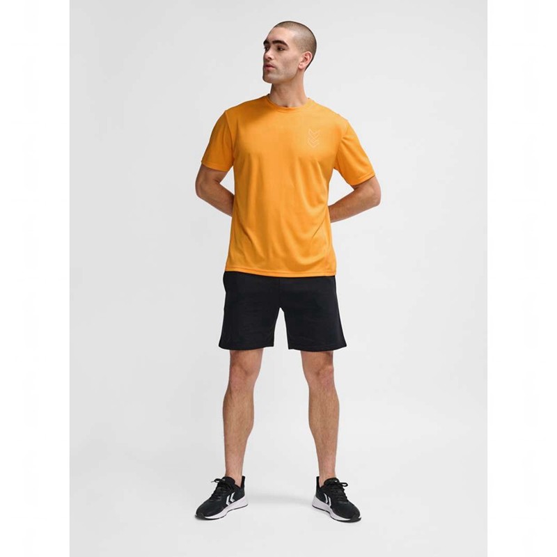 Hummel Active Pl Jersey S/S Muške Donji dio Trenirke Narančaste | 461211-947