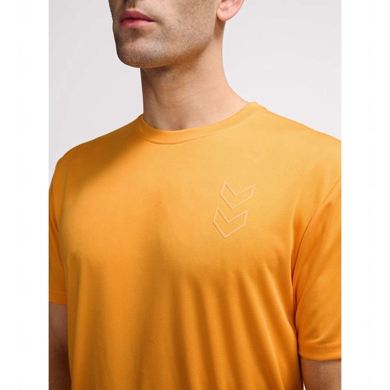 Hummel Active Pl Jersey S/S Muške Donji dio Trenirke Narančaste | 461211-947