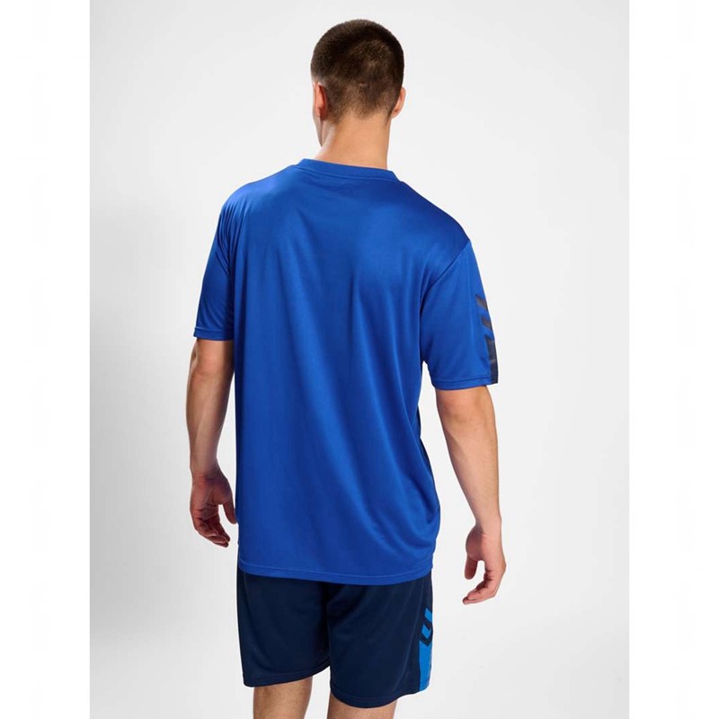 Hummel Active Pl Jersey S/S Muške Majice Plave | 816687-092