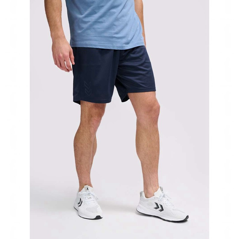 Hummel Active Pl Muške Majica s Kapuljačom Tamnoplave | 747248-296
