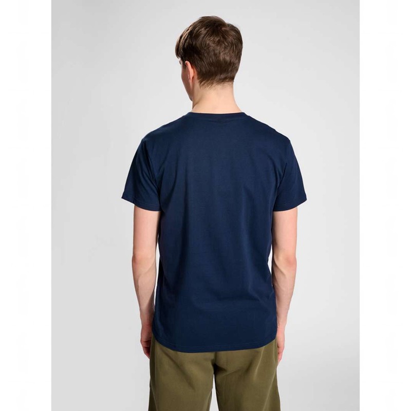 Hummel Active Stripe Co S/S Muške Majice Tamnoplave | 939550-575