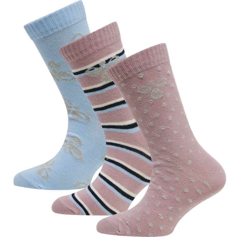 Hummel Alfie 3-pack Dječje Čarape Roze | 524235-592