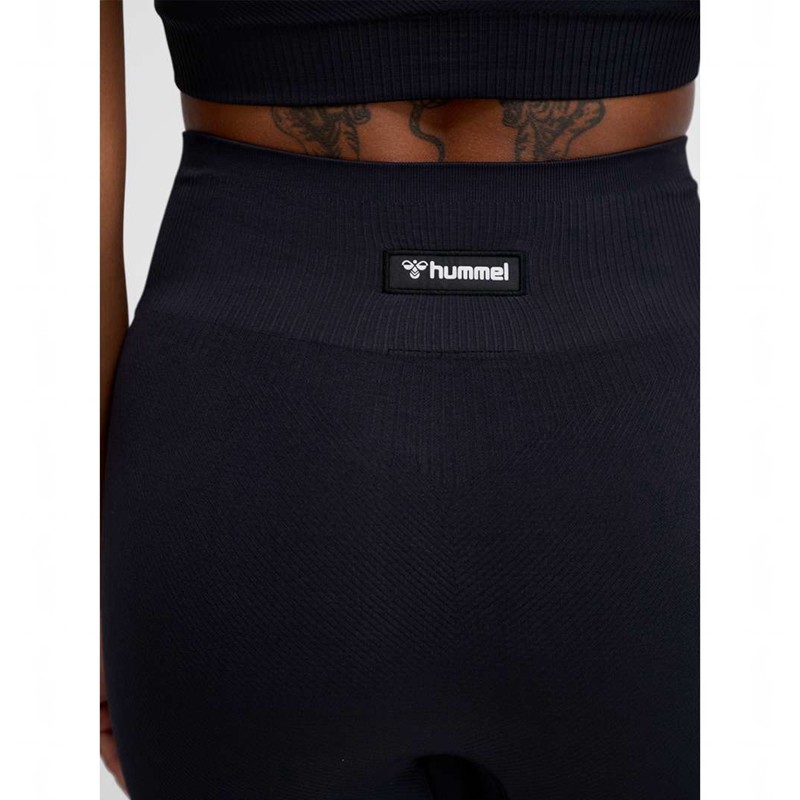 Hummel Alive Seamless High Waist Ženske Kratke Hlače Crne | 428896-958