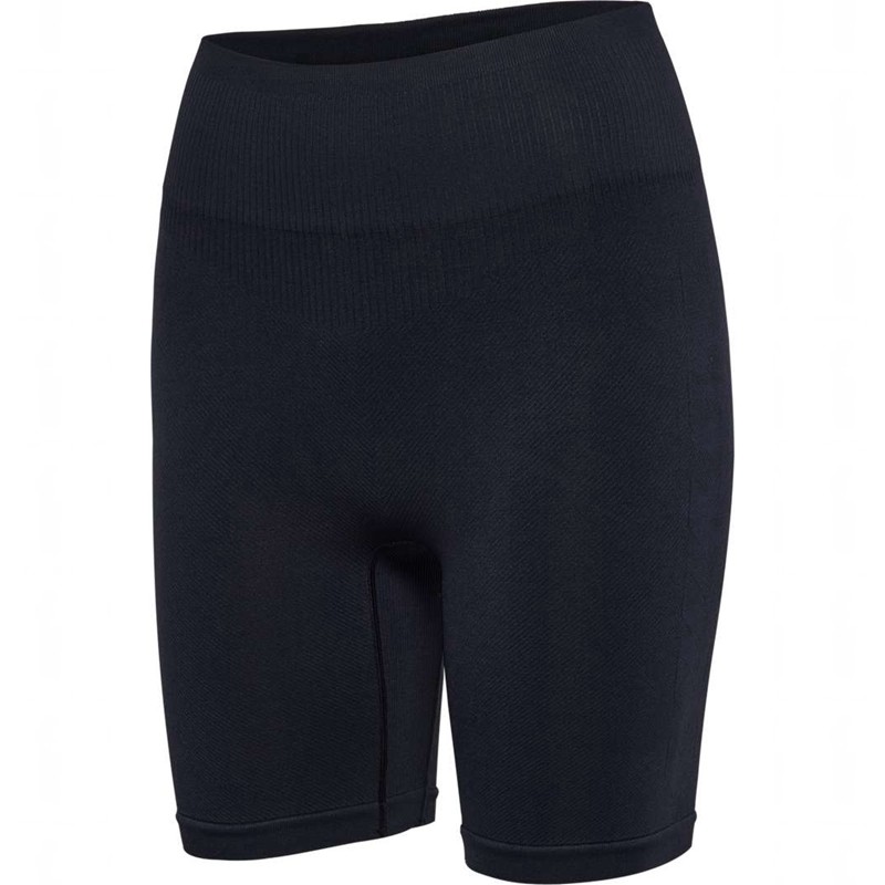 Hummel Alive Seamless High Waist Ženske Kratke Hlače Crne | 428896-958