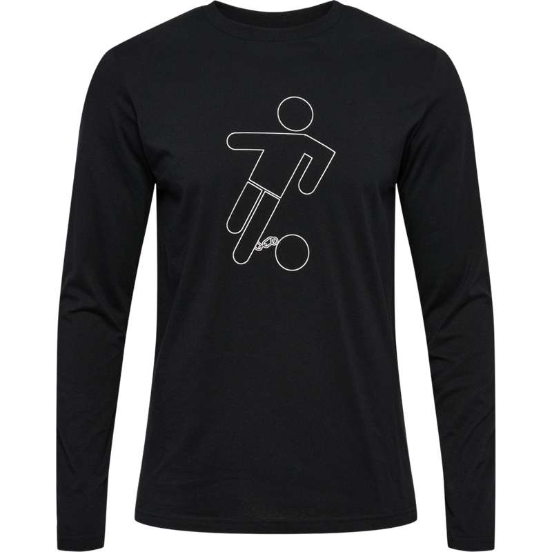 Hummel Amnesty L/S Muške Majice Crne | 687595-590
