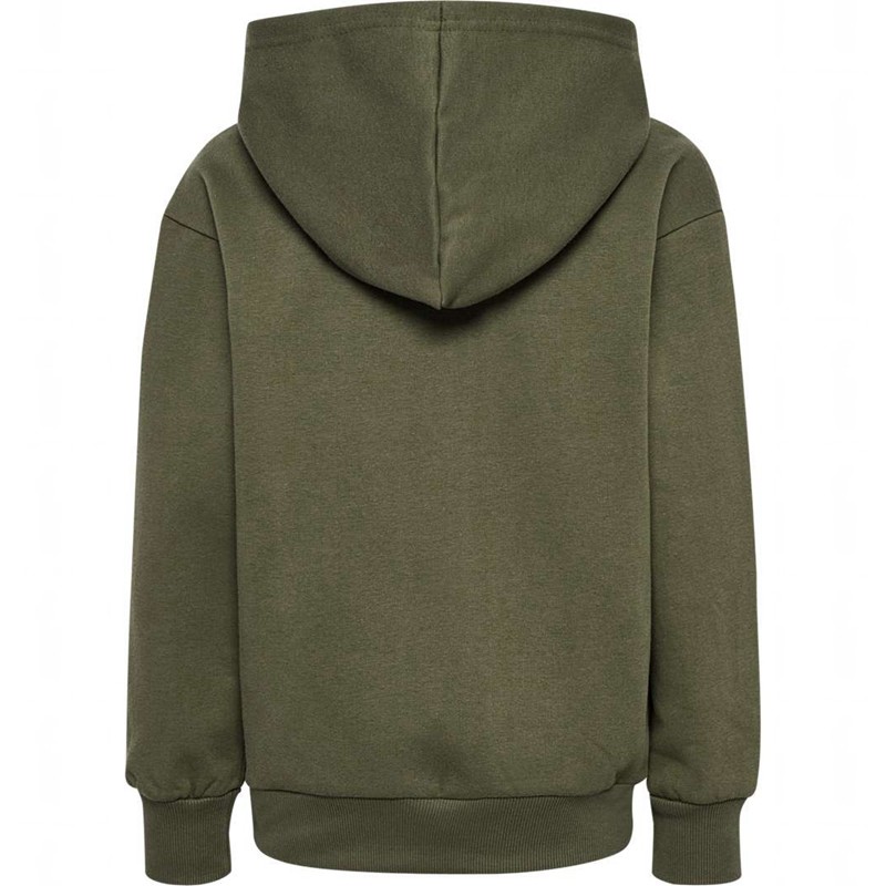 Hummel Archie Dječje Majica s Kapuljačom Maslinasto Zelene | 401014-563