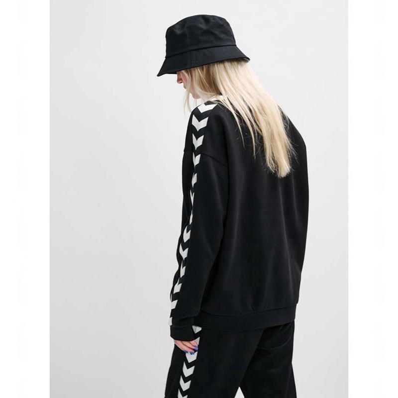 Hummel Archive Loose Fit Muške Dukserice Crne | 040177-869