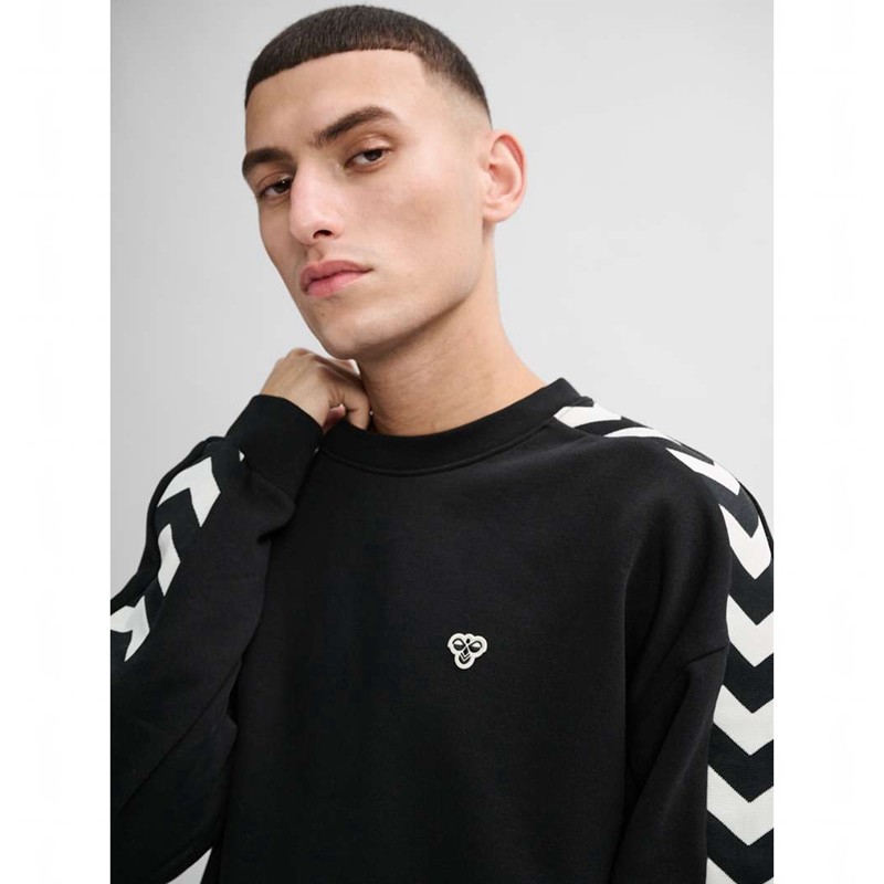 Hummel Archive Loose Fit Muške Dukserice Crne | 040177-869