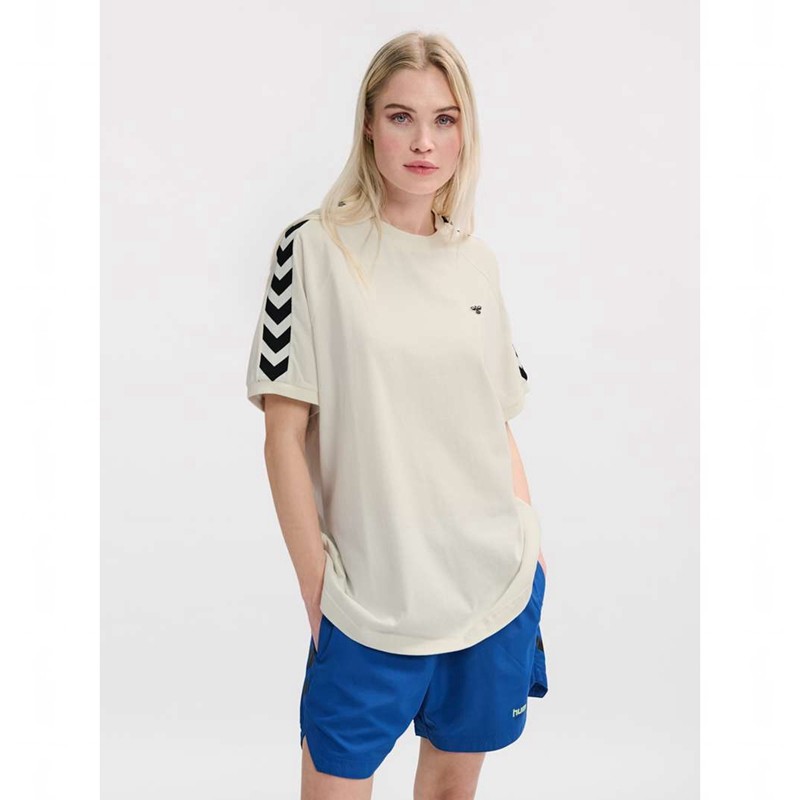 Hummel Archive Loose S/S Ženske Dres Bijele | 699275-974