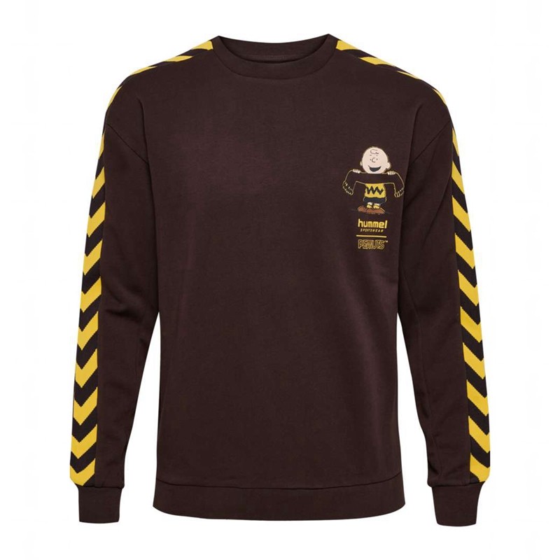 Hummel Archive Peanuts Muške Dukserice Čokoladne | 020604-281