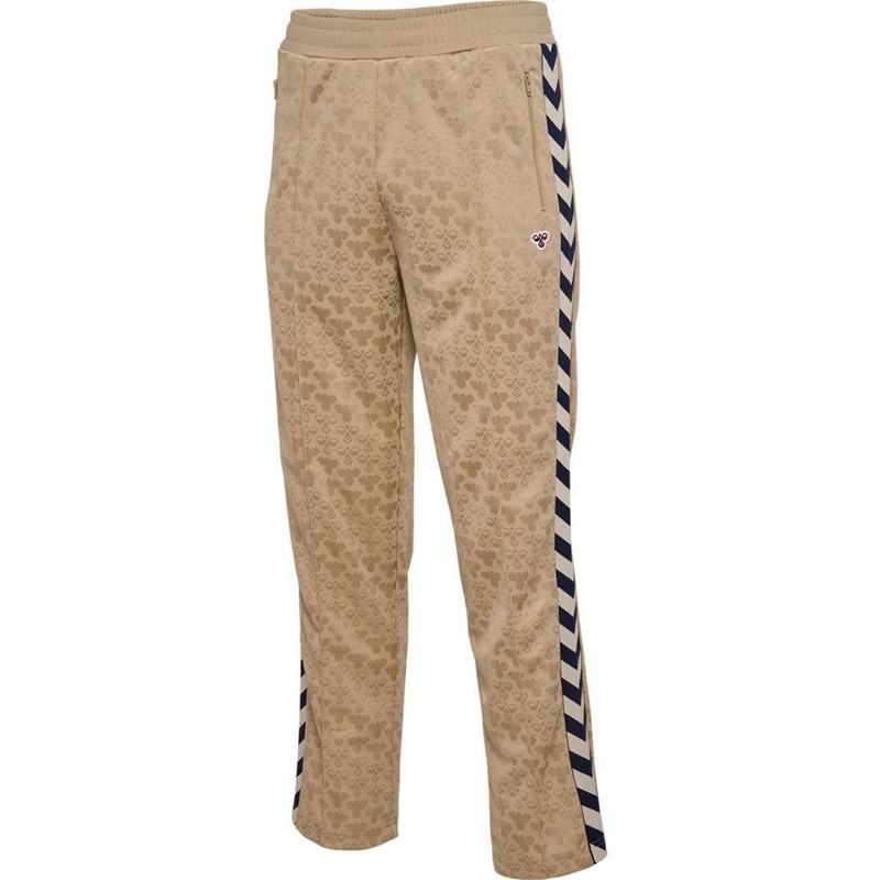 Hummel Archive Regular Poly Aop Muške Hlače Zlatne | 373782-257
