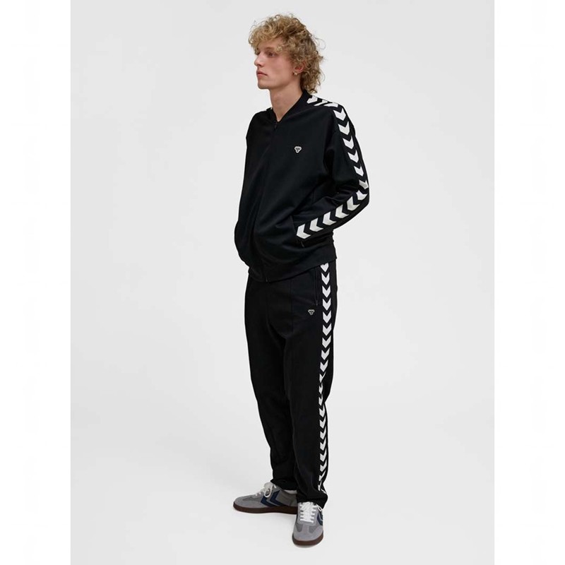 Hummel Archive Regular Poly Zip Muške Jakne Crne | 263903-844