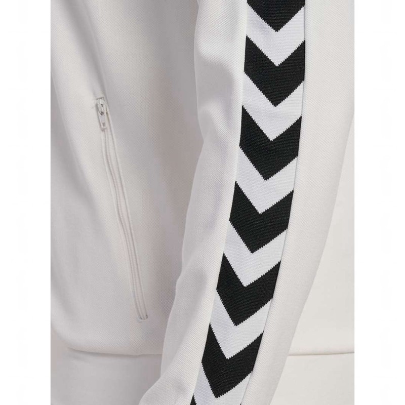 Hummel Archive Regular Poly Zip Ženske Sportski Grudnjak Bijele | 209646-052