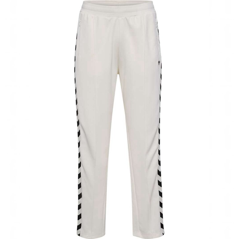 Hummel Archive Regular Poly Ženske Hlače Bijele | 856620-683