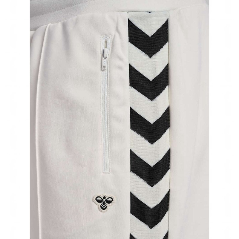 Hummel Archive Regular Poly Ženske Hlače Bijele | 856620-683