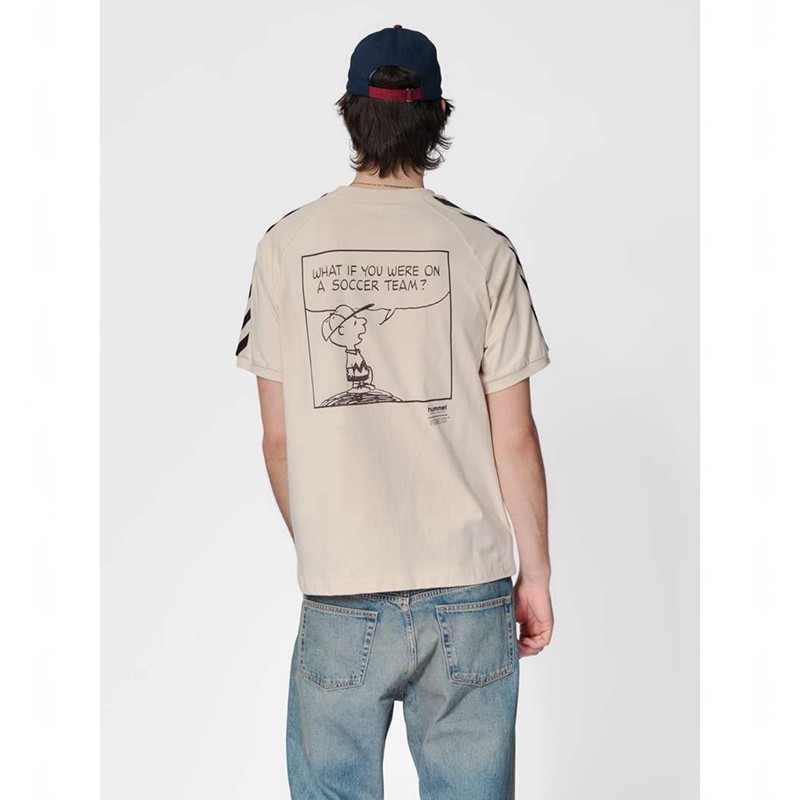 Hummel Archive S/S Peanuts Muške Majice Bež | 510888-514