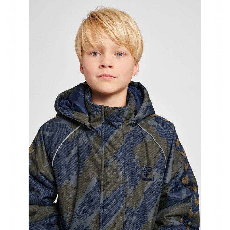 Hummel Artic Tex Snow Dječje Majica s Kapuljačom Maslinasto Zelene | 167551-429