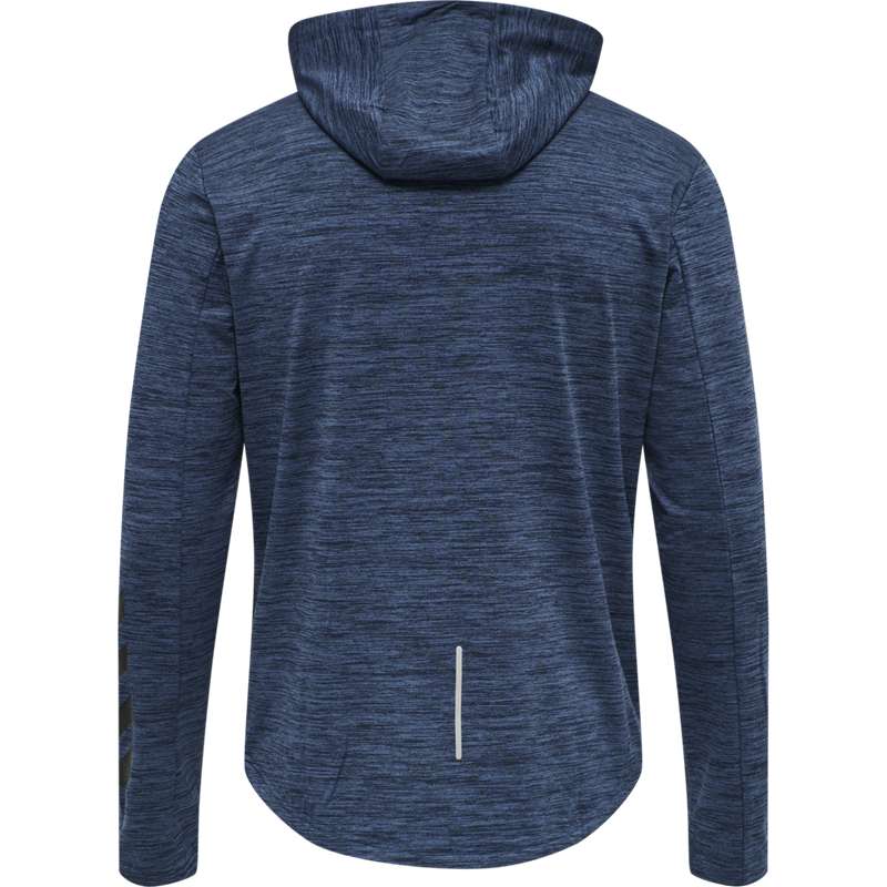 Hummel Aston Zip Muške Majica s Kapuljačom Crne | 131282-125