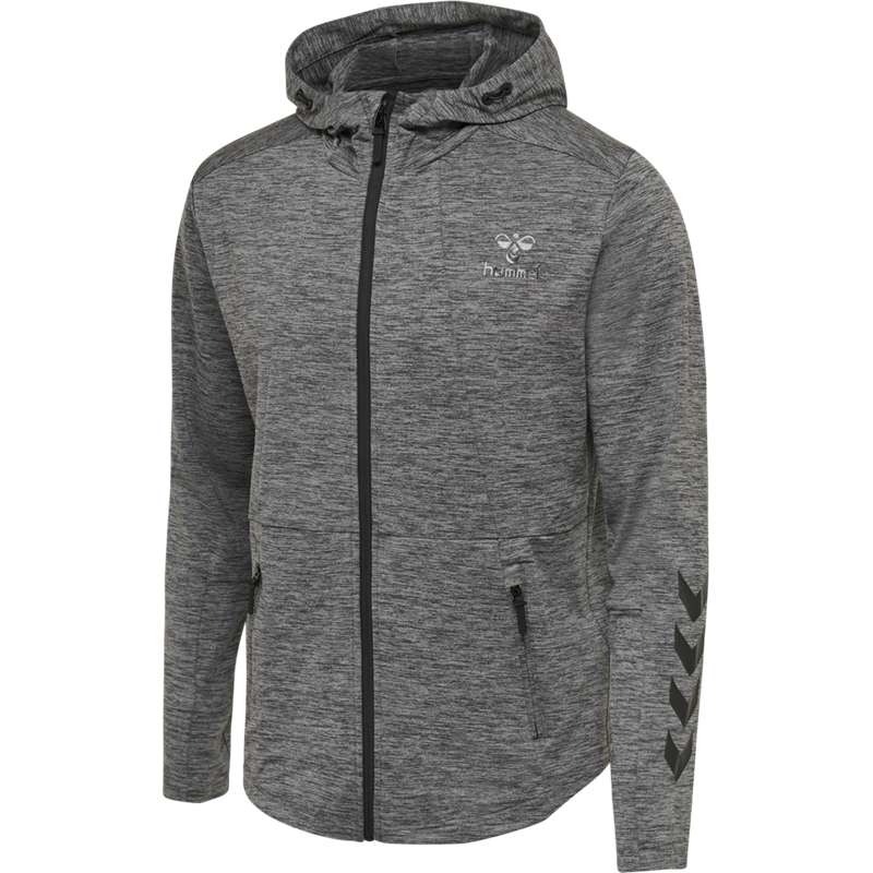 Hummel Aston Zip Muške Majica s Kapuljačom Sive | 197347-292