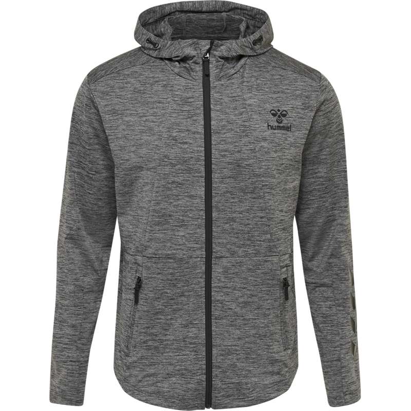 Hummel Aston Zip Muške Majica s Kapuljačom Sive | 197347-292