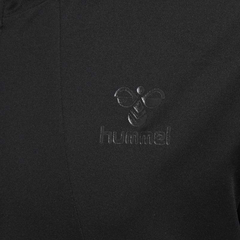 Hummel Aston Zip Muške Majica s Kapuljačom Crne | 647610-222