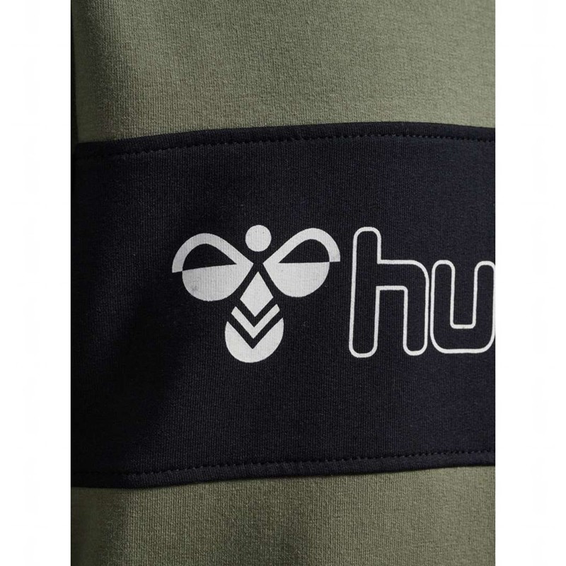 Hummel Atlas Dječje Majica s Kapuljačom Maslinasto Zelene | 915206-693