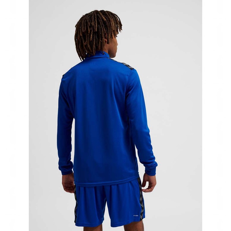 Hummel Authentic Half Zip Sweat Muške Dukserice Plave | 265499-971