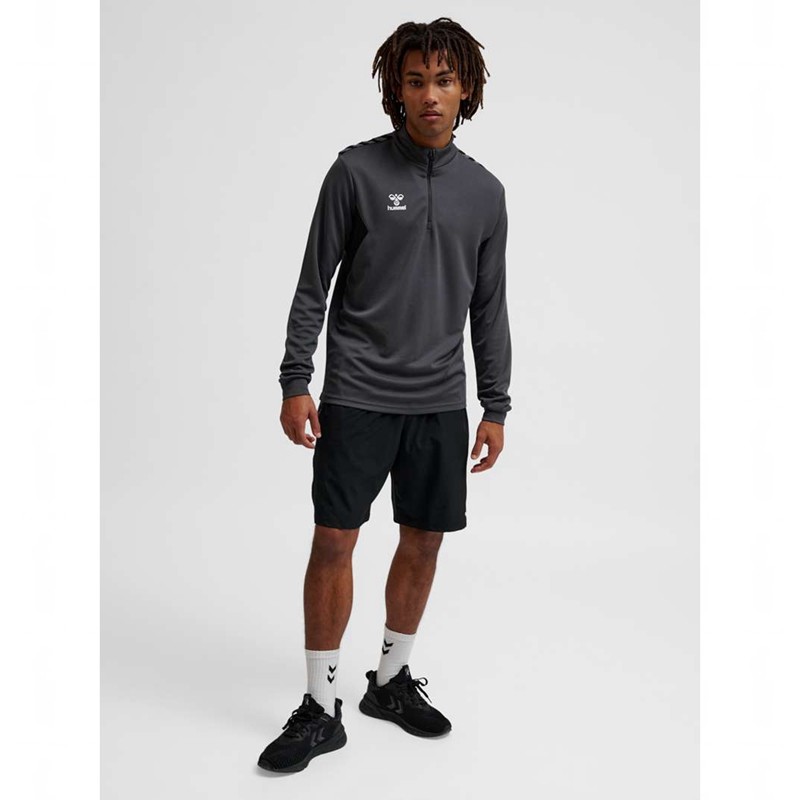 Hummel Authentic Half Zip Sweat Muške Hlače Sive | 795213-864