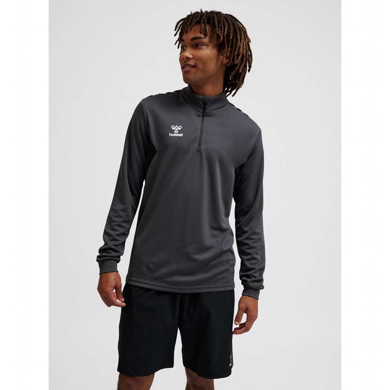 Hummel Authentic Half Zip Sweat Muške Hlače Sive | 795213-864