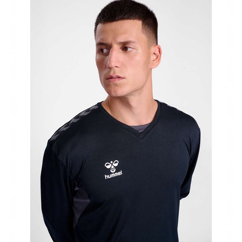 Hummel Authentic Pl L/S Muške Dres Crne | 365306-044