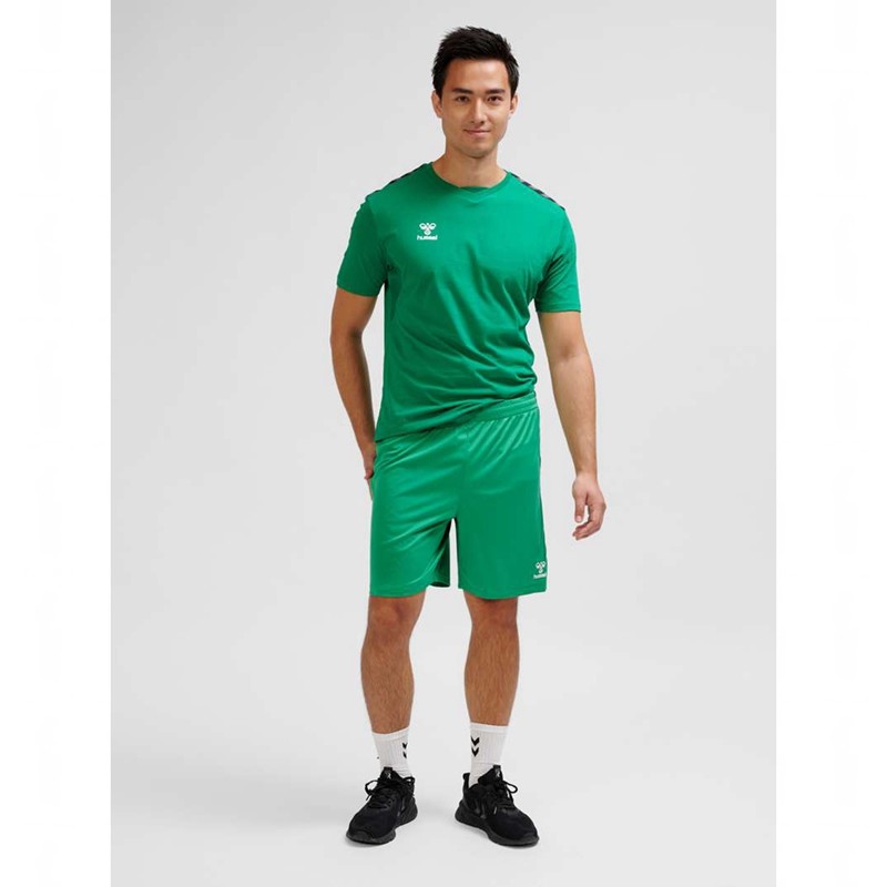 Hummel Authentic Pl Muške Kratke Hlače Zelene | 899794-625