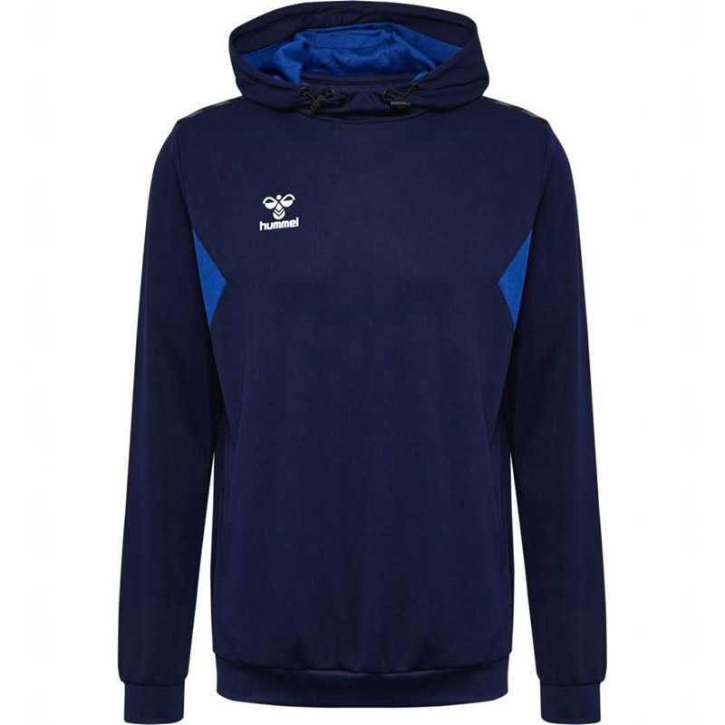Hummel Authentic Pl Muške Majica s Kapuljačom Tamnoplave | 326887-843