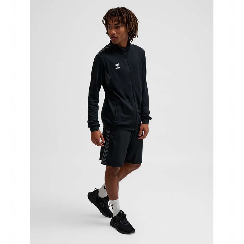 Hummel Authentic Pl Zip Muške Jakne Crne | 145554-402