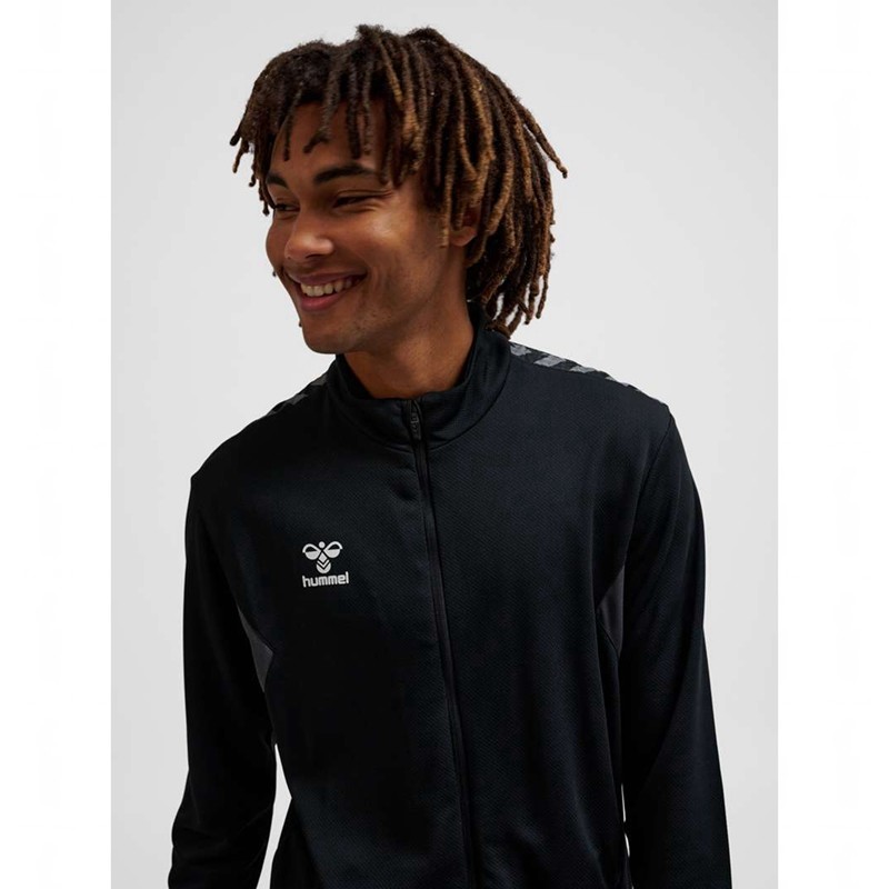 Hummel Authentic Pl Zip Muške Jakne Crne | 145554-402