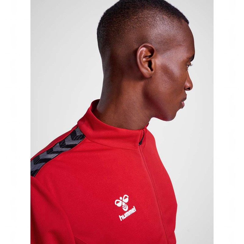 Hummel Authentic Pl Zip Muške Jakne Crvene | 157918-598