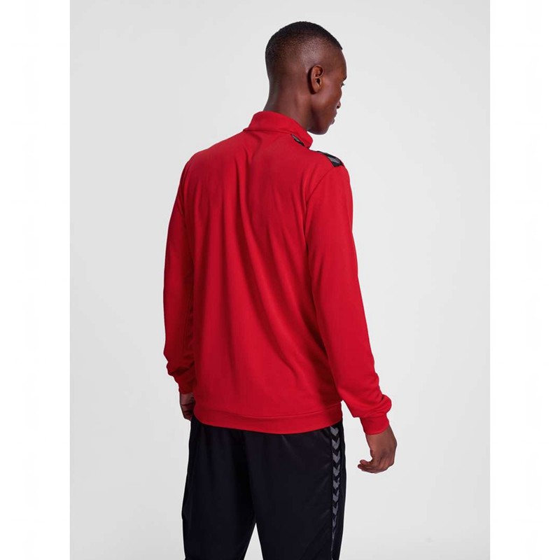 Hummel Authentic Pl Zip Muške Jakne Crvene | 157918-598