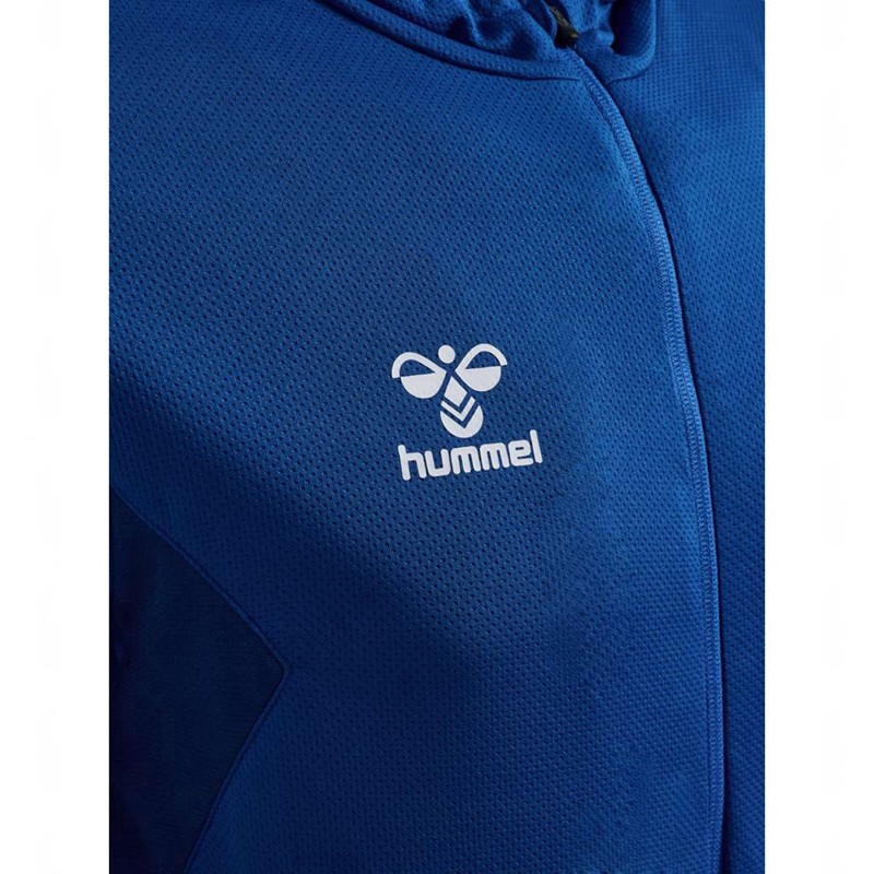 Hummel Authentic Pl Zip Muške Majica s Kapuljačom Plave | 831755-689