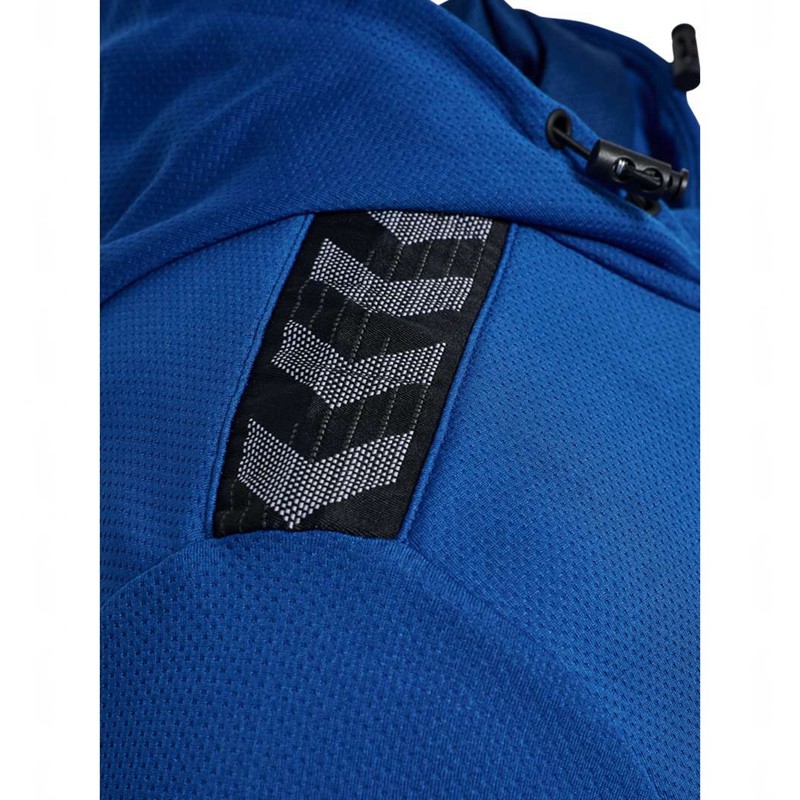 Hummel Authentic Pl Zip Muške Majica s Kapuljačom Plave | 831755-689