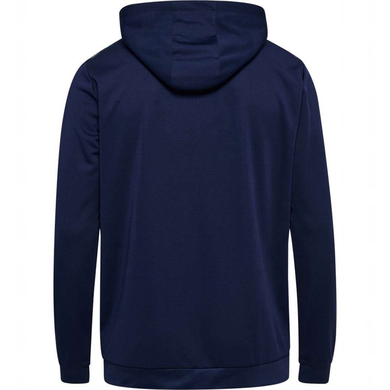Hummel Authentic Pl Zip Muške Majica s Kapuljačom Tamnoplave | 169638-585