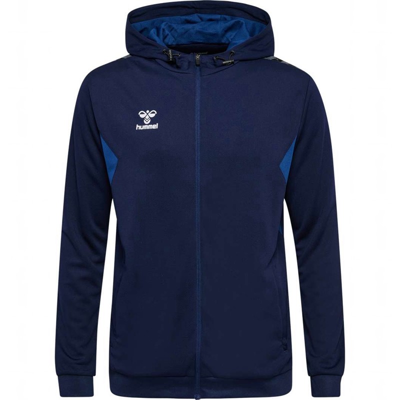 Hummel Authentic Pl Zip Muške Majica s Kapuljačom Tamnoplave | 169638-585