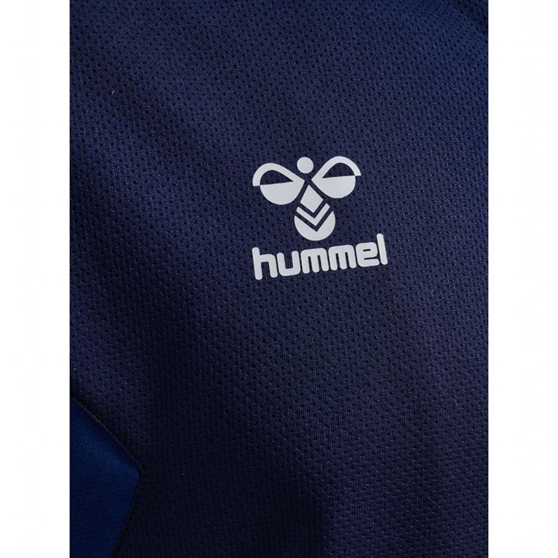 Hummel Authentic Pl Zip Muške Majica s Kapuljačom Tamnoplave | 169638-585