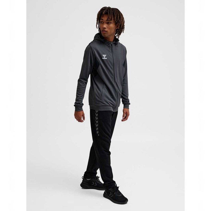 Hummel Authentic Pl Zip Muške Tenisice Sive | 860814-196