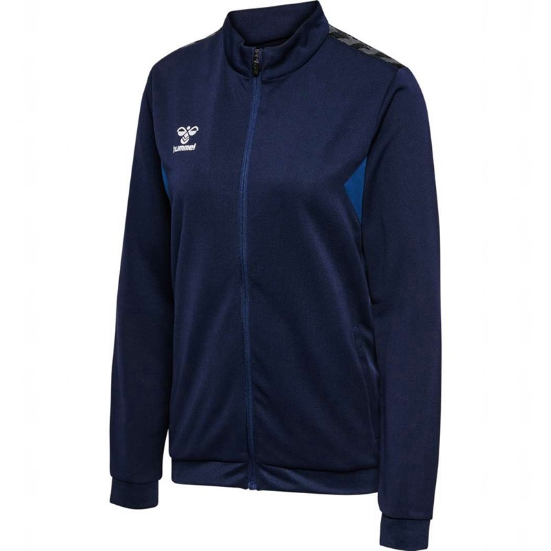 Hummel Authentic Pl Zip Ženske Dukserice Tamnoplave | 566492-970