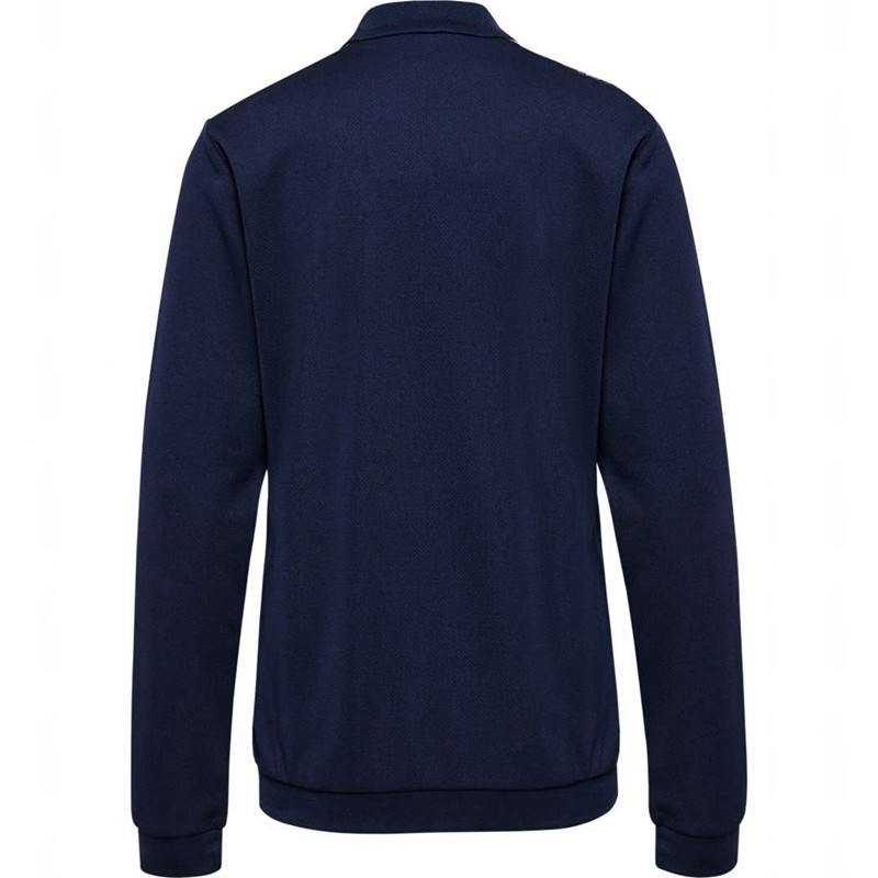 Hummel Authentic Pl Zip Ženske Dukserice Tamnoplave | 566492-970
