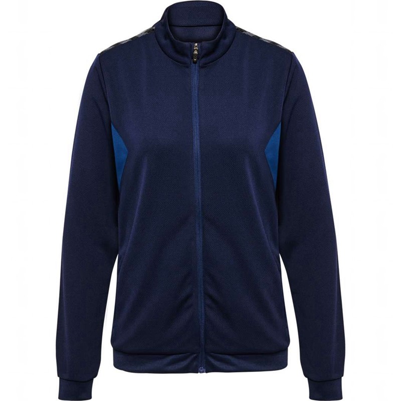 Hummel Authentic Pl Zip Ženske Dukserice Tamnoplave | 566492-970