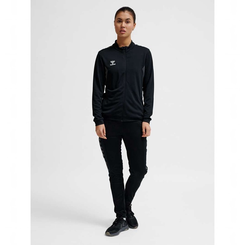 Hummel Authentic Pl Zip Ženske Jakne Crne | 684794-387